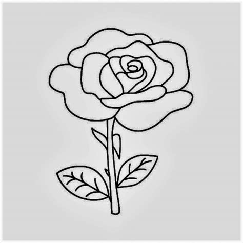 √ 2021 Sketsa Gambar Bunga Indah Unik Cantik Mudah Dibuat Sindunesia