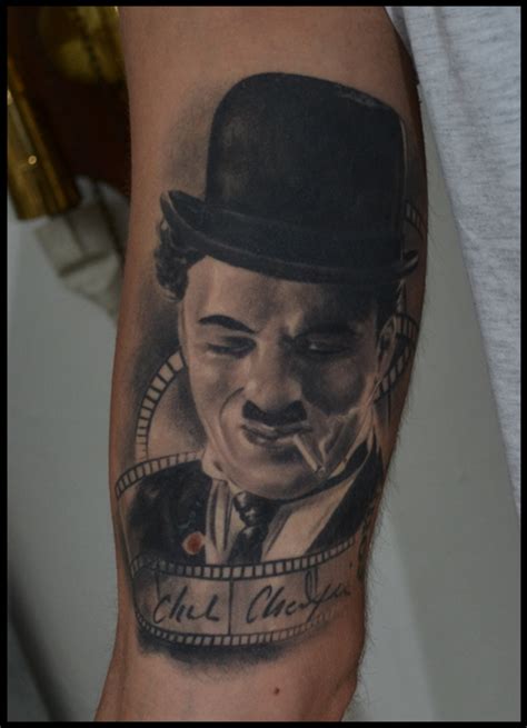Charlie Chaplin Tattoo Ashleadanya