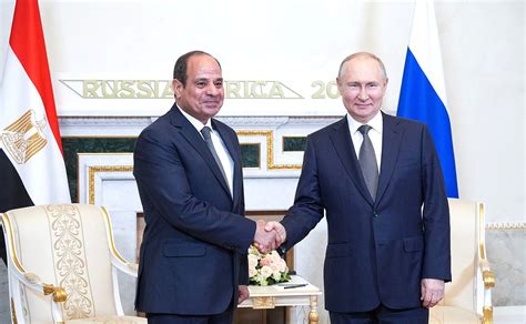 Meeting With President Of Egypt Abdel Fattah El Sisi • President Of Russia