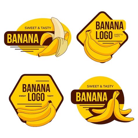 Premium Vector Banana Logo Collection