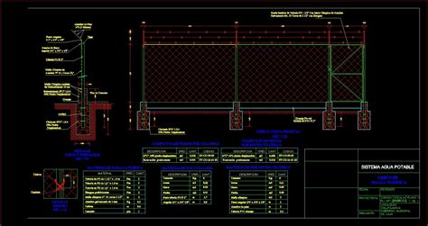 Olympic Detail Mesh Detail Drawing In Dwg Autocad File Front Elevation