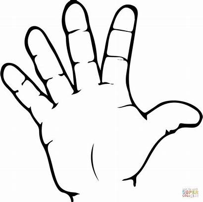 Asl Number Coloring Language Sign Pages Clipart