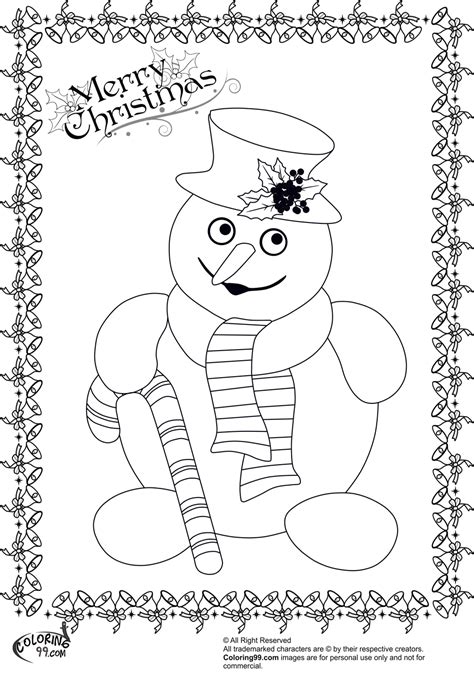 More 100 images of different animals for children's creativity. Snowman Coloring Pages | Team colors