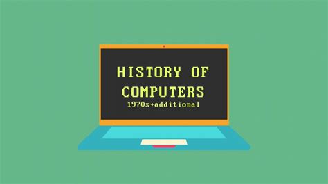 A brief history of computers. History of computers - A Timeline - YouTube