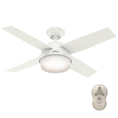 Enjoy free shipping on most stuff, even big stuff. Hunter Dempsey 44 in. LED Indoor Fresh White Ceiling Fan ...