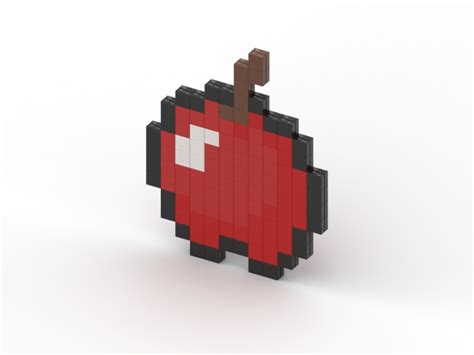 Minecraft Apple From Bricklink Studio Bricklink