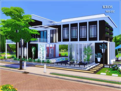 Kros Modern Home By Marychabb At Tsr Sims 4 Updates