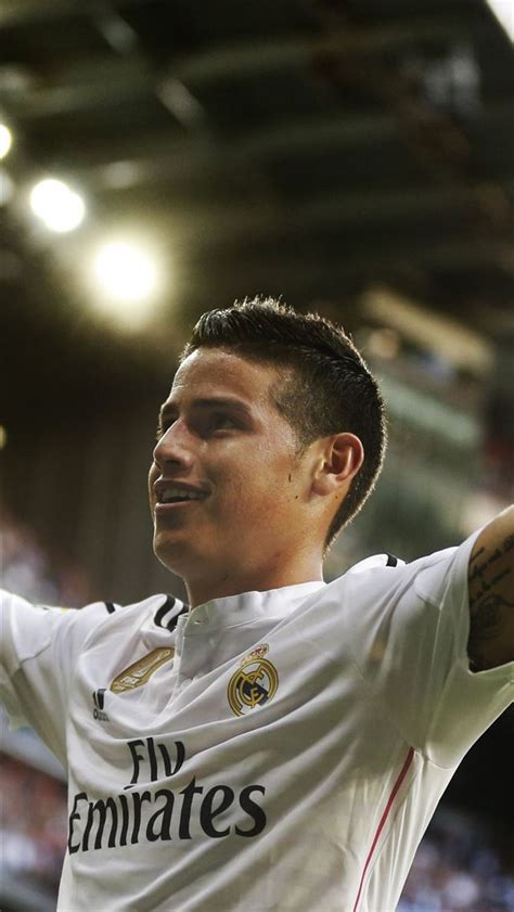 James Rodriguez Real Madrid Footballer Iphone Wallpapers Free Download