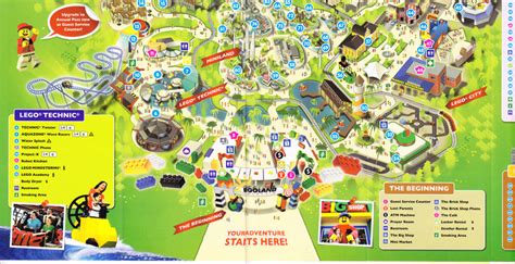 Legoland Malaysia 2012 Park Map