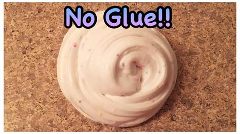 How To Make No Glue Fluffy Slime That Is Holdable Youtube