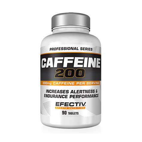 Efectiv Sports Nutrition Caffeine 200 90 Tabs Liberty Supplement