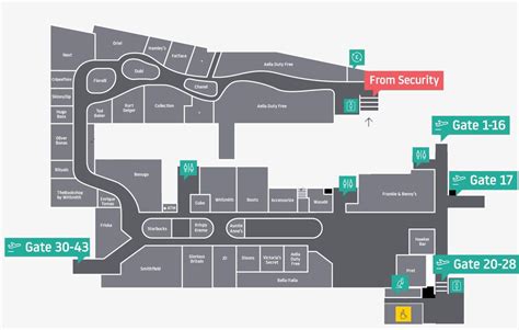 London Luton Airport Map Ltn Printable Terminal Maps Shops Food