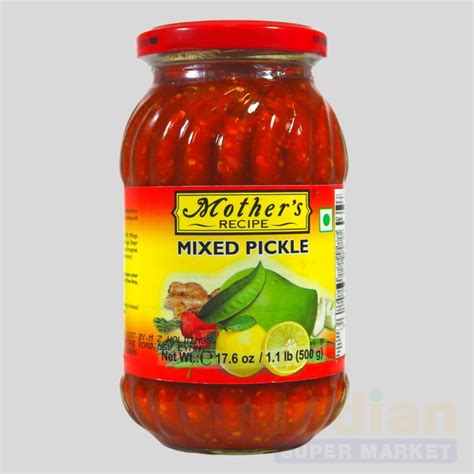 Mothers Mixed Pickle 500 Gm Indian Supermarket