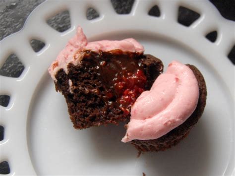 Cassie Craves Raspberry Filled Chocolate Cupcakes With Chocolate Ganache And Raspberry Buttercream