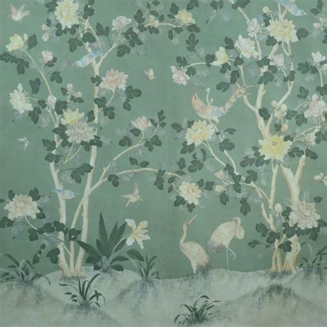 Hand Painted Scenic Wallpaper From Gracie Gracie