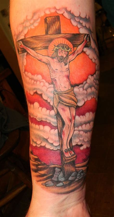 Tattoo Easily 25 Crucifix Tattoo Designs For Men
