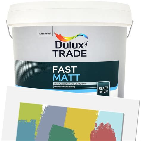 Dulux Trade Fast Matt Tinted Barley White 10l
