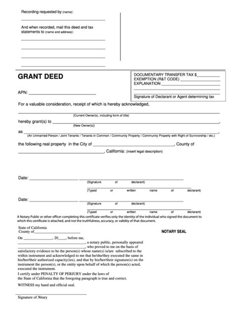 California Short Form Deed Of Trust Fillable Pdf Printable Forms Free