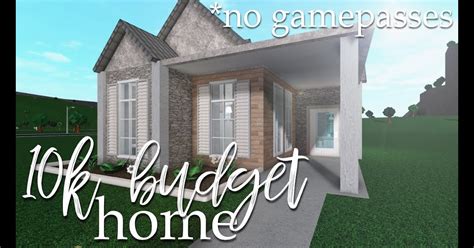 Bloxburg House Under 20k 1 Story