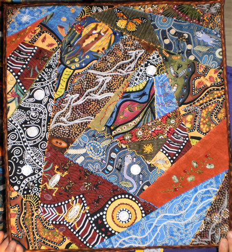 Its A Crazy Quilt Aboriginal Fabric African Quilts Crazy Quilts