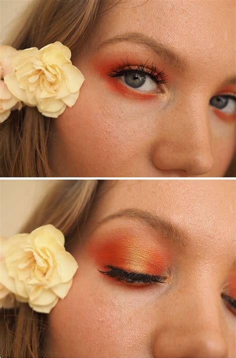 Orange Spring Makeup Tutorial Charlotta Eve