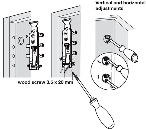 Finally, mark the stud locations. Spider Concealed Cabinet Hanger Unhanded Dowel / Screws Fixing