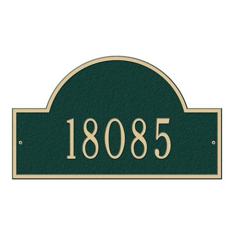 Whitehall 13 In Aged Brass House Number In The Outdoor Plaques Department At