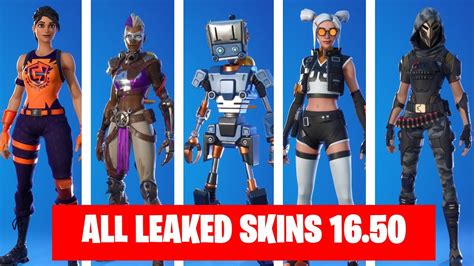 All New Leaked Skins And Emotes Fncs Skin And More Fortnite Season 6 Youtube