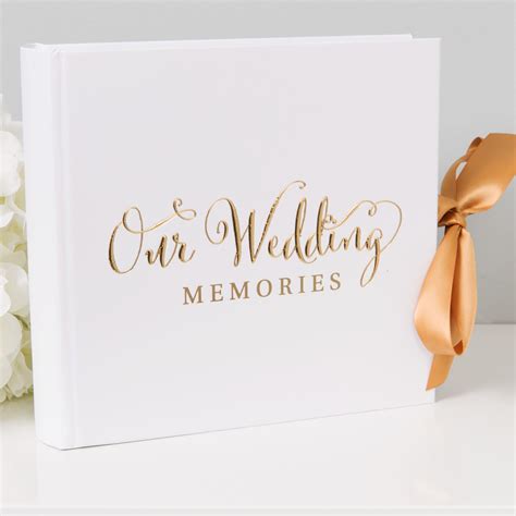 Always And Forever Gold Foil Our Wedding Album 4 X 6 Widdop And Co