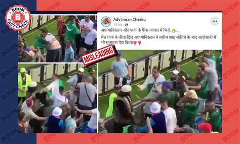 Old Video Of Clash Between Pak Afghan Fans Linked To Asia Cup Match Goes Viral