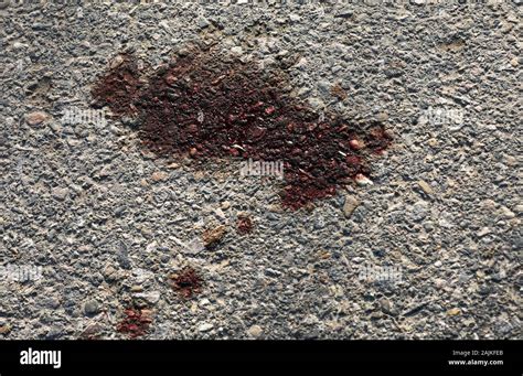Blood Stain On The Floor Stock Photo Alamy