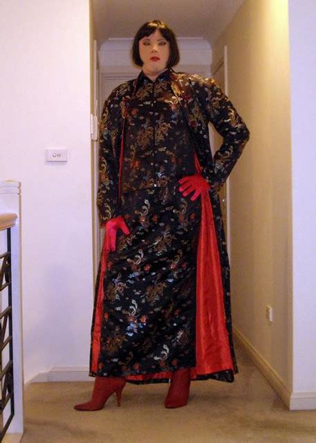 Black Oriental Satin Suit 8 Toni Furre Flickr