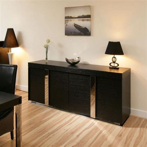 Large Modern Oak Sideboard Cabinet Buffet In Black Oak 20mtr 912m