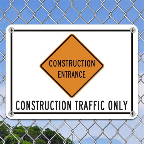 Construction Traffic Only Sign G2713 By
