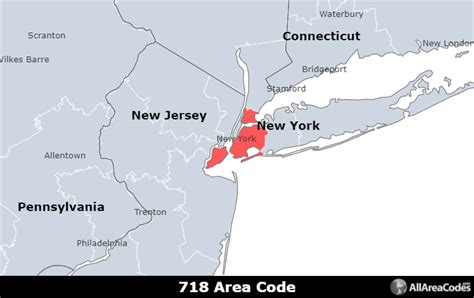 718 Area Code Location Map Time Zone And Phone Lookup