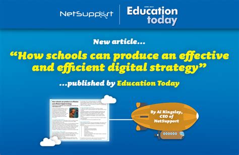 New Article Published In Education Today Netsupport Inc