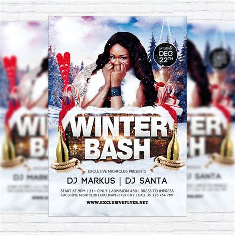 Mountains Trip Seasonal A5 Flyer Template Exclsiveflyer Free And
