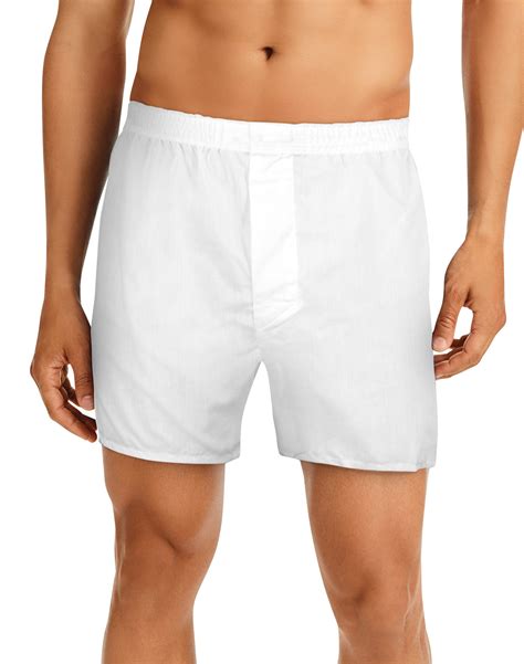 Hanes Mens Full Cut Boxer With Comfort Waist