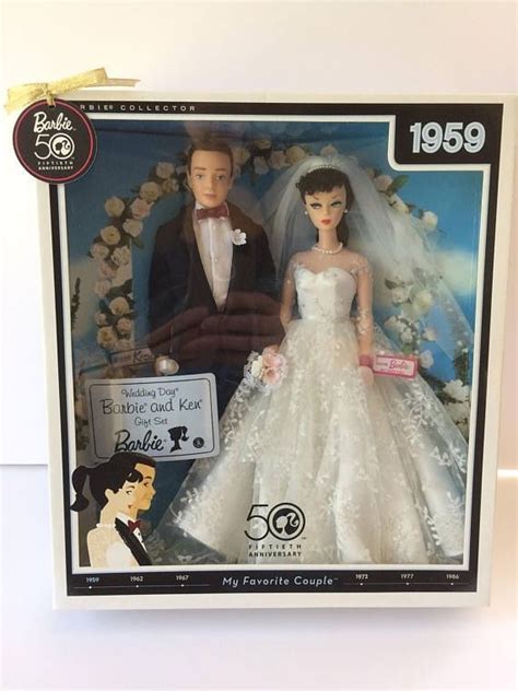 Barbie And Ken 50th Anniversary 1959 Barbie And Ken Wedding Day T Set