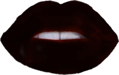 Freetoedit Lips Lipstick Blacklips Sticker By Icecoffee03