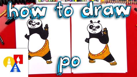 How To Draw Po From Kung Fu Panda Youtube