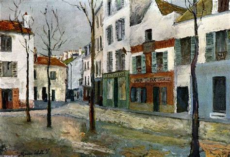 Place Du Tertre By Maurice Utrillo ️ Utrillo Maurice