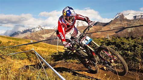 Hd Wallpaper Downhill Cylcing Hd Black And Red Hardtail Mountain Bike