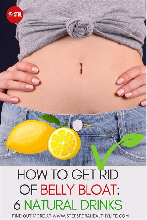 How To Get Rid Of Belly Bloat 6 Natural Drinks Bloated Belly Bloated Belly Remedies