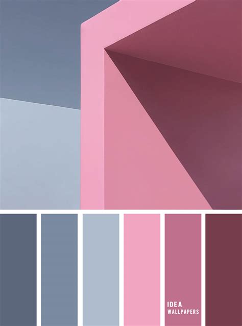 19 The Perfect Pink Color Combinations Pink Hues Blue Grey Idea