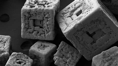 Sugar And Salt Under An Electron Microscope Electron Microscope My