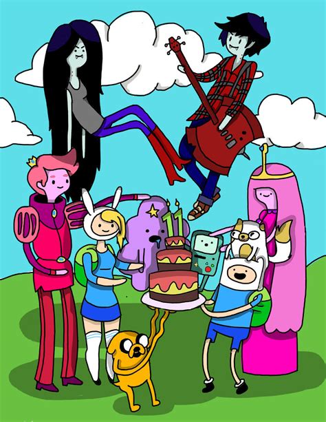 Adventure Time Birthday Card By Ooannabananaoo On Deviantart