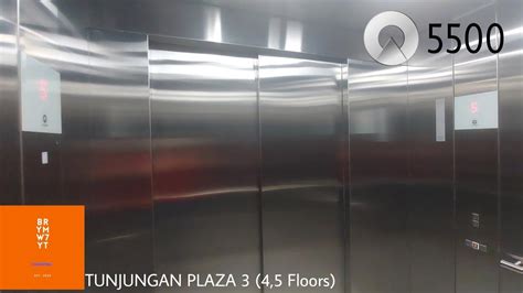 Schindler 5500 Service Traction Elevator Tunjungan Plaza 3 4 5