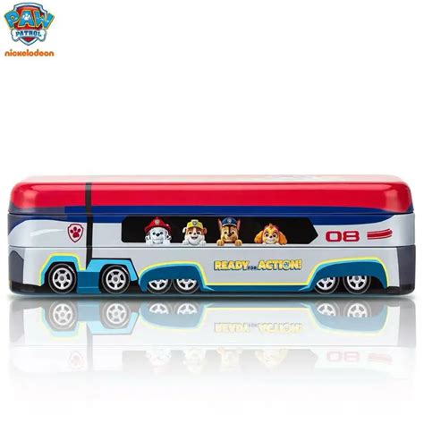 Genuine Paw Patrol Bus Toy Student Cute Pencil Box Doll Multi Function