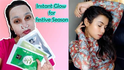 😍winter Instant Glow Using Good Vibes Sheet Mask Rs 50 Only How To
